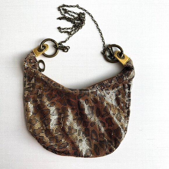 Y2K Leopard Mesh Shoulder Bag - Picture 1 of 16